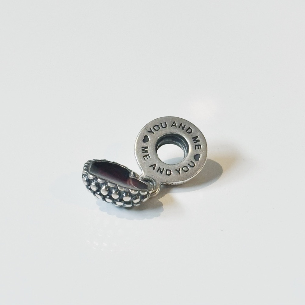 Pandora Piece of My Heart Mother Sterling Silver / Red Charm - Picture 4 of 6